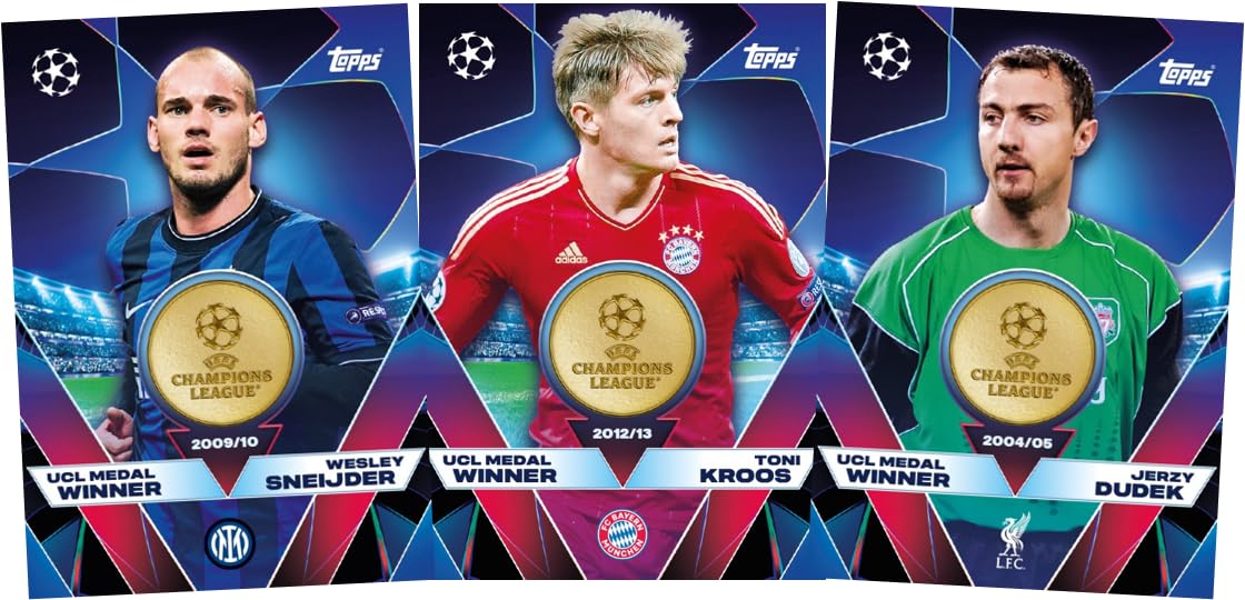 Topps UEFA Champions League Match Attax 2025-26 Trading and Collectible Card Game (Booster Pack Worldies - International Icons)