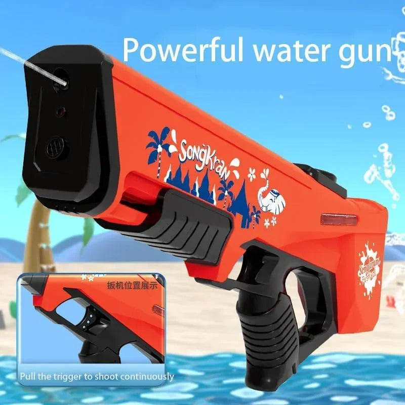 Electric Water Gun – Automatic Water Reload & High-Powered Soaking Fun! With 25-32 FT Shooting Range For Kids Aged 3+ - Jaiman Toys