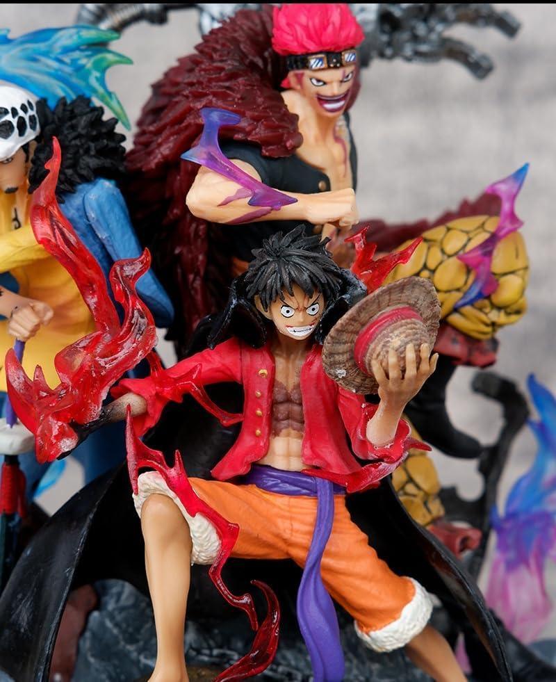 Ultimate Action Figure – One Piece Onigashima Battle Scene | Luffy, Kid & Law vs Beast Pirates HW - Jaiman Toys