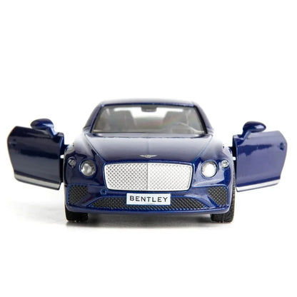 RMZ City 1:36 Bentley Continental GT Diecast Model Car – Opening Doors, Metal Body Luxury Coupe (Red & Blue Variants)