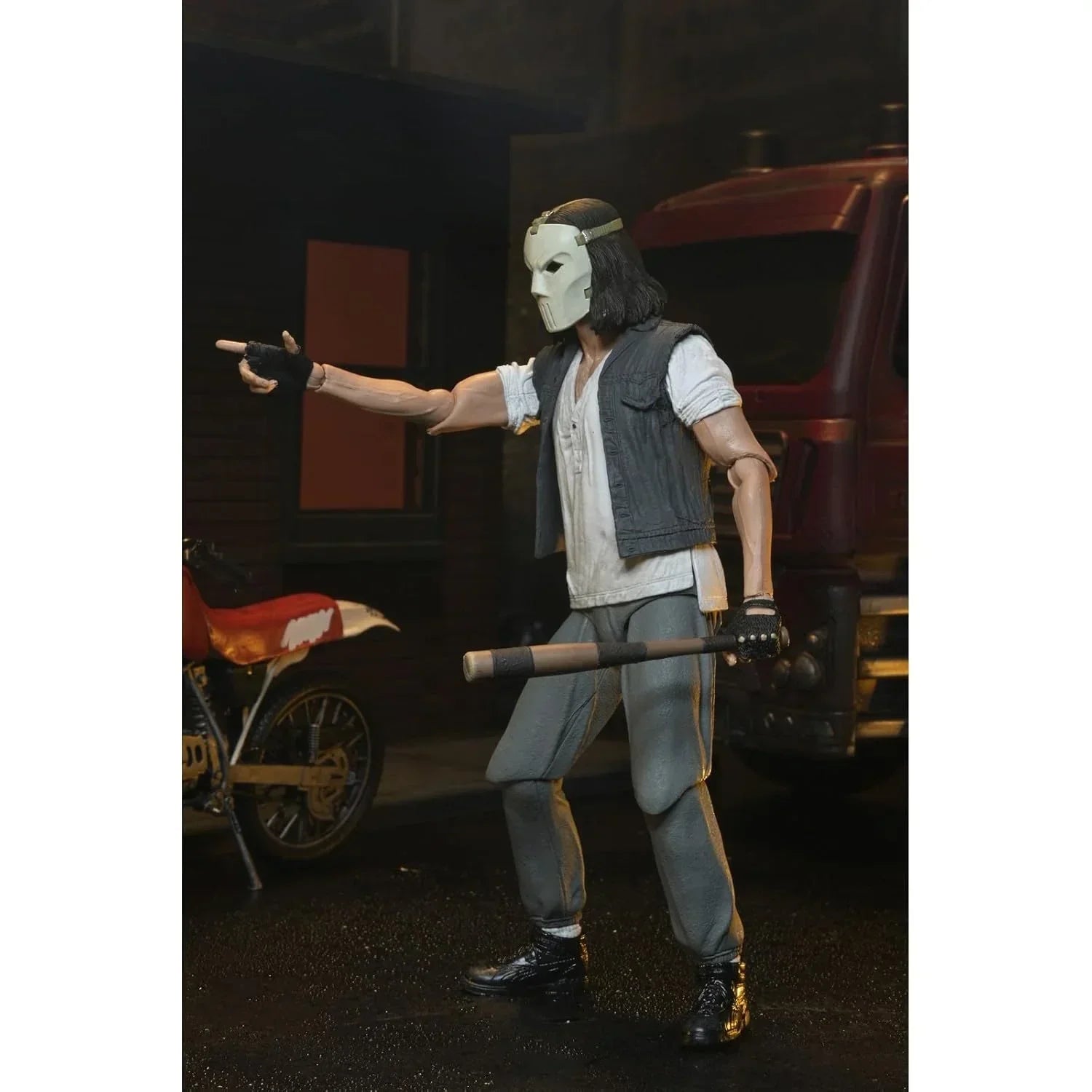 NECA TMNT Casey Jones Action Figure with Dirtbike & Accessories – 7" Collectible - Jaiman Toys