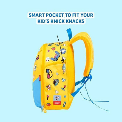 Rabitat School Bags Smash Unisex School Bag – Fun & Durable Backpack for Kids (4-8 Years) - Jaiman Toys