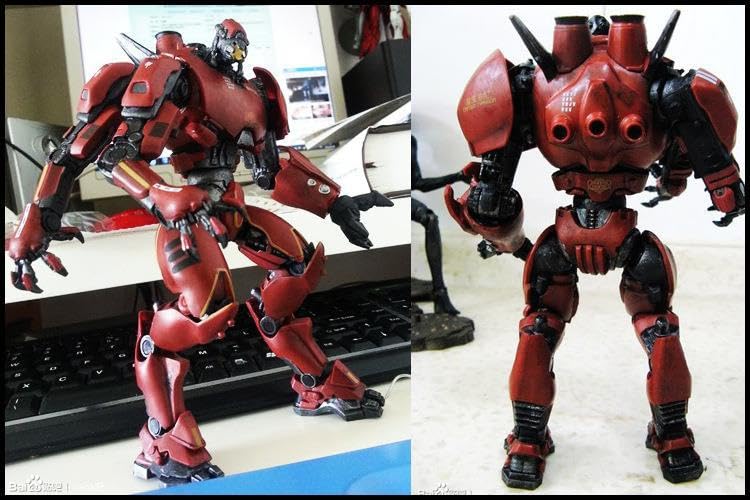 (Damaged Pack) Pacific Rim Crimson Typhoon Jaeger Action Figure 18cm | Articulated Robot Collectible Toy for Kids & Collectors