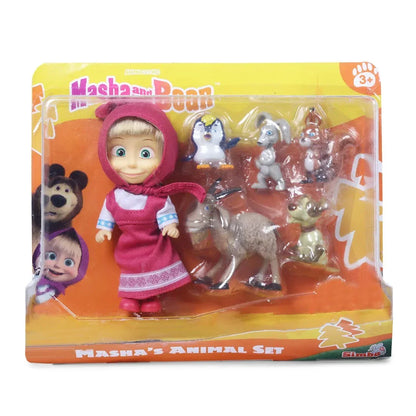 Simba Masha'S Animal Set Multicolour 3Y+ - Jaiman Toys