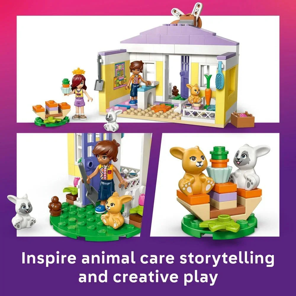 LEGO Friends 42679 Heartlake City Bunny Hotel - House Toy w/ 2 Mini Dolls, 2 Animal Figures & Pet Care Accessories - Birthday Gift Idea for 5+ Year Old Girls