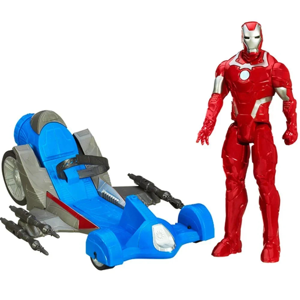 Marvel Iron Man Figure with Battle Racer Avengers Titan Hero Series - Jaiman Toys