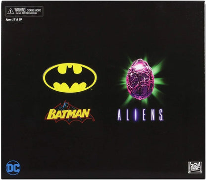 Batman vs Alien 7-Inch Action Figure 2-Pack | DC Comics × Aliens Crossover | Premium Collector Edition | Highly Detailed Display Figures