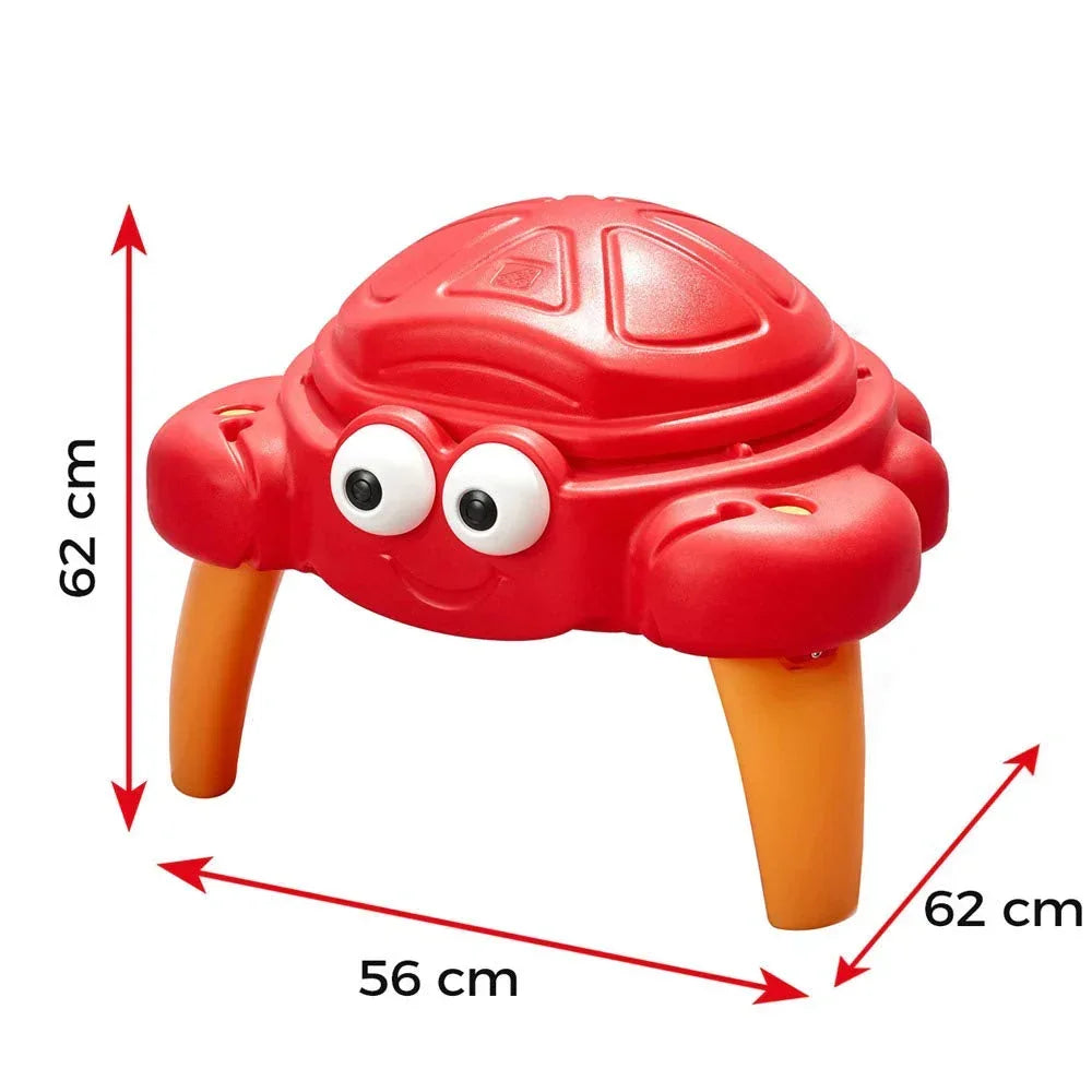 Step2 Crabbie Sand Table – Outdoor Sandbox Toy with Lid & Accessories - Jaiman Toys