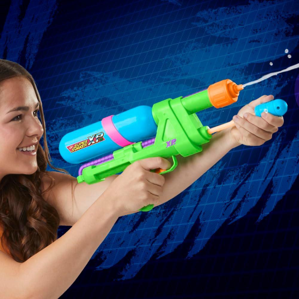 Nerf Super Soaker XP55 Water Blaster, Air Pressurized System, 17.5 Fluid Ounce Tank, Water Toys - Pichkari for Outdoor Water Games, Branded Toy Pichkari for Kids 6+ - Jaiman Toys