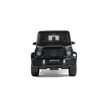 JOY JUNCTION Mercedes-Benz 1:32 Scale Alloy Metal Pullback Die-Cast Car – Black with Lights, Music & Openable Doors - Jaiman Toys