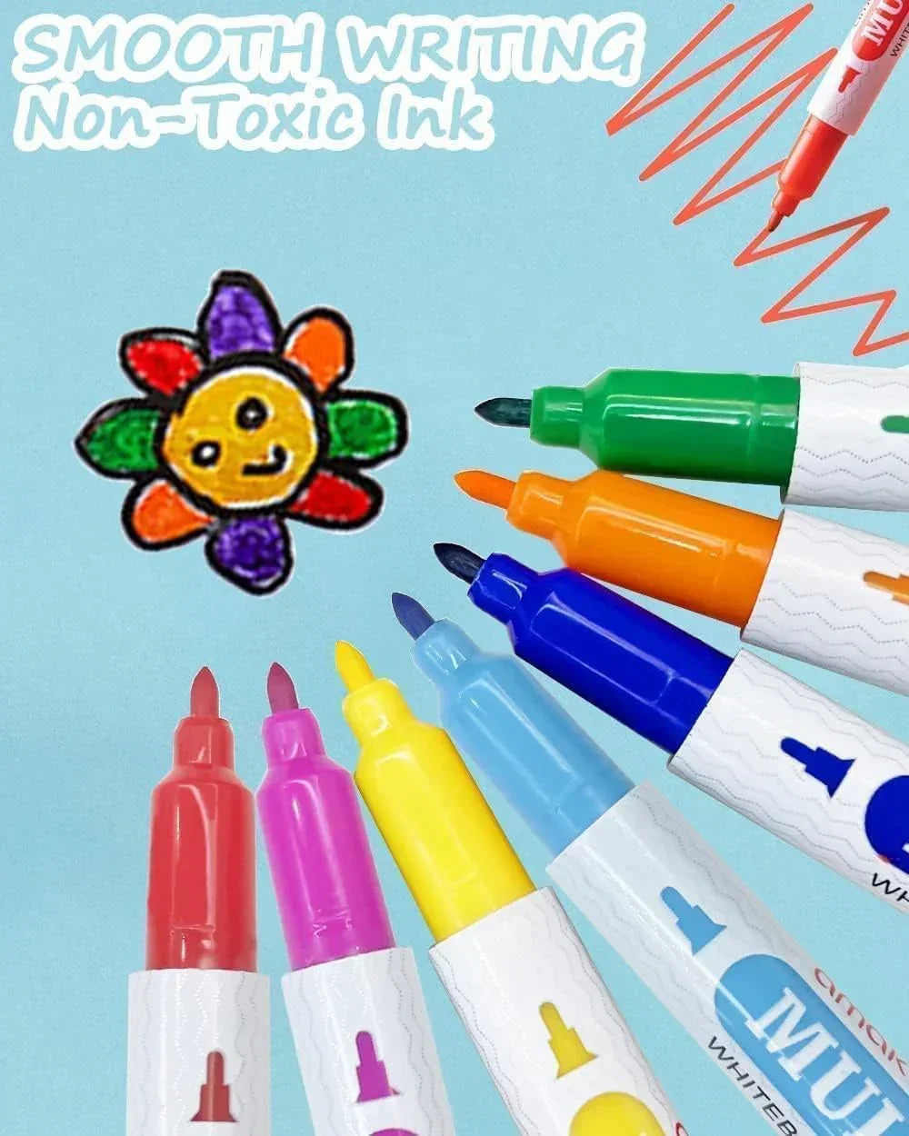 DIY Floating Whiteboard Marker With Creative Spoon (12 Colours).
