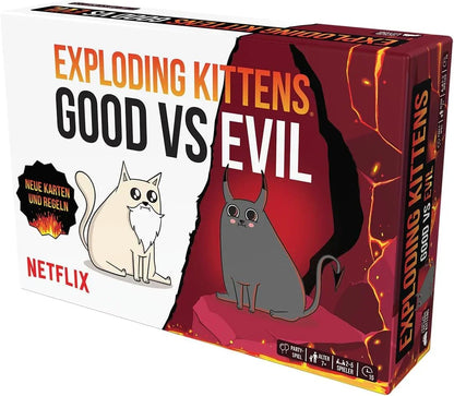 Exploding Kittens: Good vs. Evil Card Game | Party Strategy Game for Family & Friends