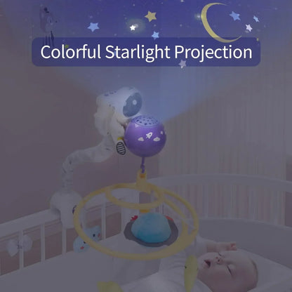 Space Travel Crib Mobile with Music and Lights, Baby Mobile for Crib - Jaiman Toys
