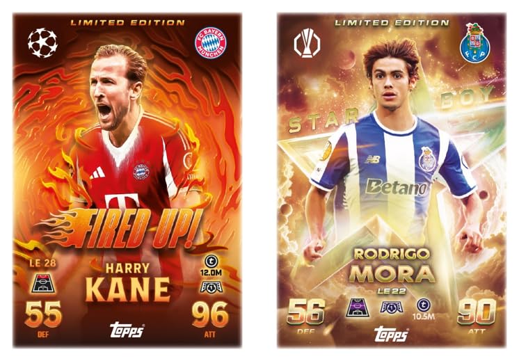 Topps UEFA Champions League Match Attax 2025-26 Trading and Collectible Card Game (Flow Pack of 34)