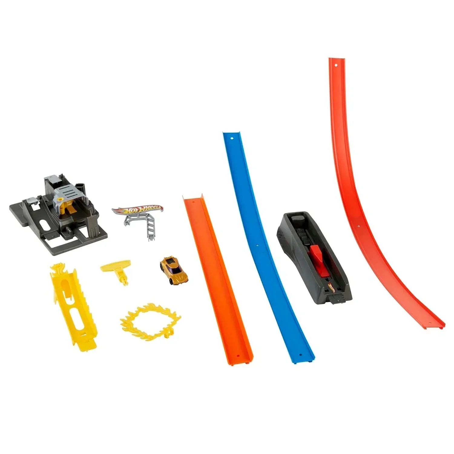 Hot Wheels Energy Track Set with 1 Diecast Car- Multi - Jaiman Toys