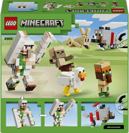 LEGO 21592 Minecraft Chicken Jockey Desert Attack Building Set | 428 Pieces | Interactive Minecraft Adventure Toy
