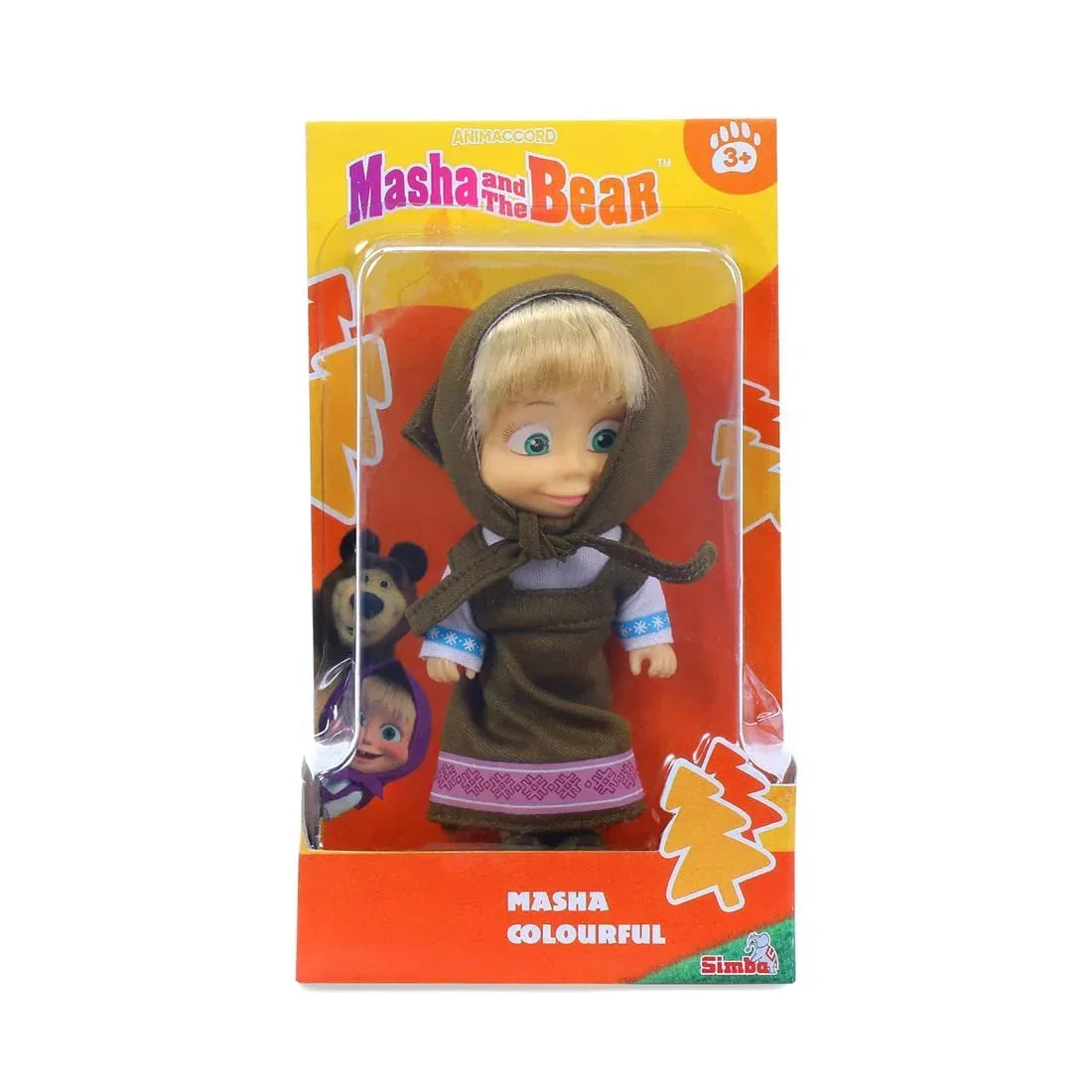 Simba Masha And The Bear Masha Colourful Doll -Multicolor - Jaiman Toys