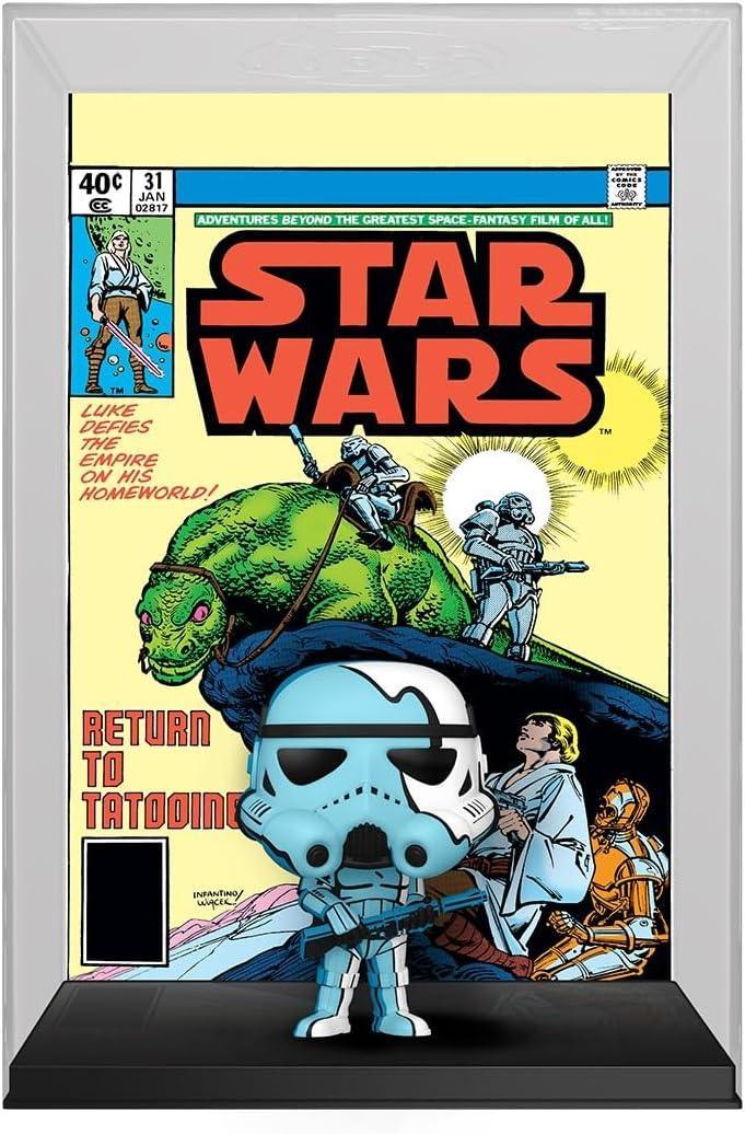 Funko Pop! Portada del cómic: Star Wars - Sandtrooper - Collectible Action Figure - Jaiman Toys