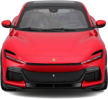 Bburago 1:24 Ferrari Purosangue Red | Licensed SUV Scale Model Car Collectible