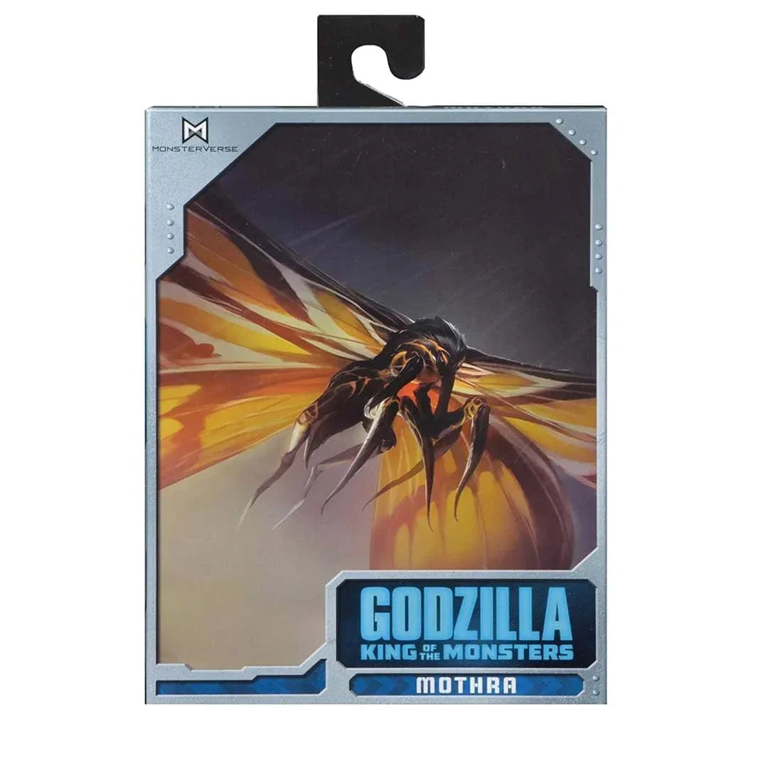 Godzilla 2019: Mothra 7 Action Figure with Articulated Wings and Display Base - Jaiman Toys
