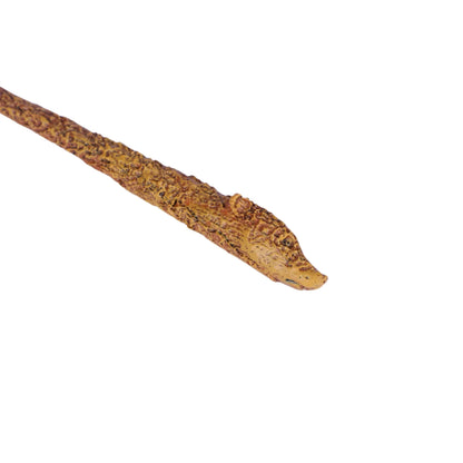 Classic Handcrafted Harry Potter Wand - 35 CM Wizard Stick Collectible & Cosplay Accessory: Hufflepuff Mascot's Wand (No LED) - Jaiman Toys