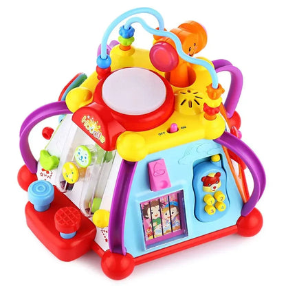 Hola 806 Baby Cube Play Center Toy with 15 Dynamic Games - Jaiman Toys