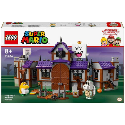 LEGO Super Mario 71436 Haunted King Boo's Villa  Ghostly Adventure House with Baby Yoshi &amp; Spooky Characters!