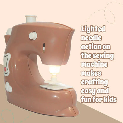 Pablo Honey Sewing Machin Household Play Set (Brown) - Jaiman Toys