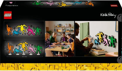 LEGO Art 31216  Keith Haring: Dancing Figures  1,773Piece PopArt Home Decor Build