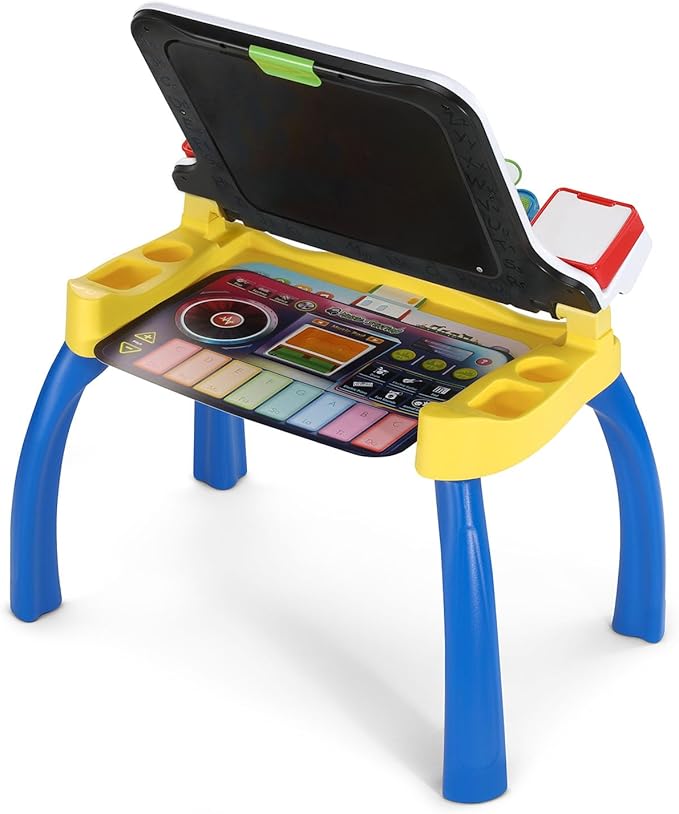 VTech Explore & Write Deluxe Activity Desk Interactive Learning Table with Stool & Stylus | Educational Toy for Kids