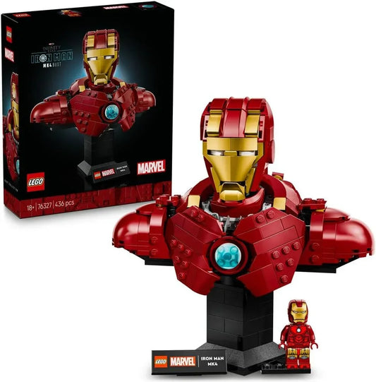 LEGO 76327 Marvel Iron Man MK4 Bust Building Set (436 Pieces) - Jaiman Toys