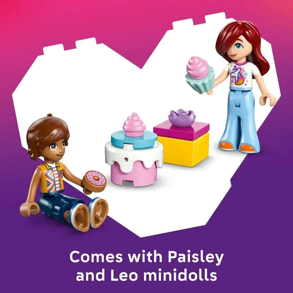 LEGO Friends 42675  Unicorn Cake Delivery Car - Educational Fine Motor Skills Toy w/ 2 Mini Dolls & Birthday Party Accessories - Gift Idea for 4+ Year Old Girls