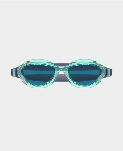 Speedo Futura Classic Smoke Lens Swim Goggles – Unisex Adult Anti-Fog UV Protection Swimming Goggles with Adjustable Strap