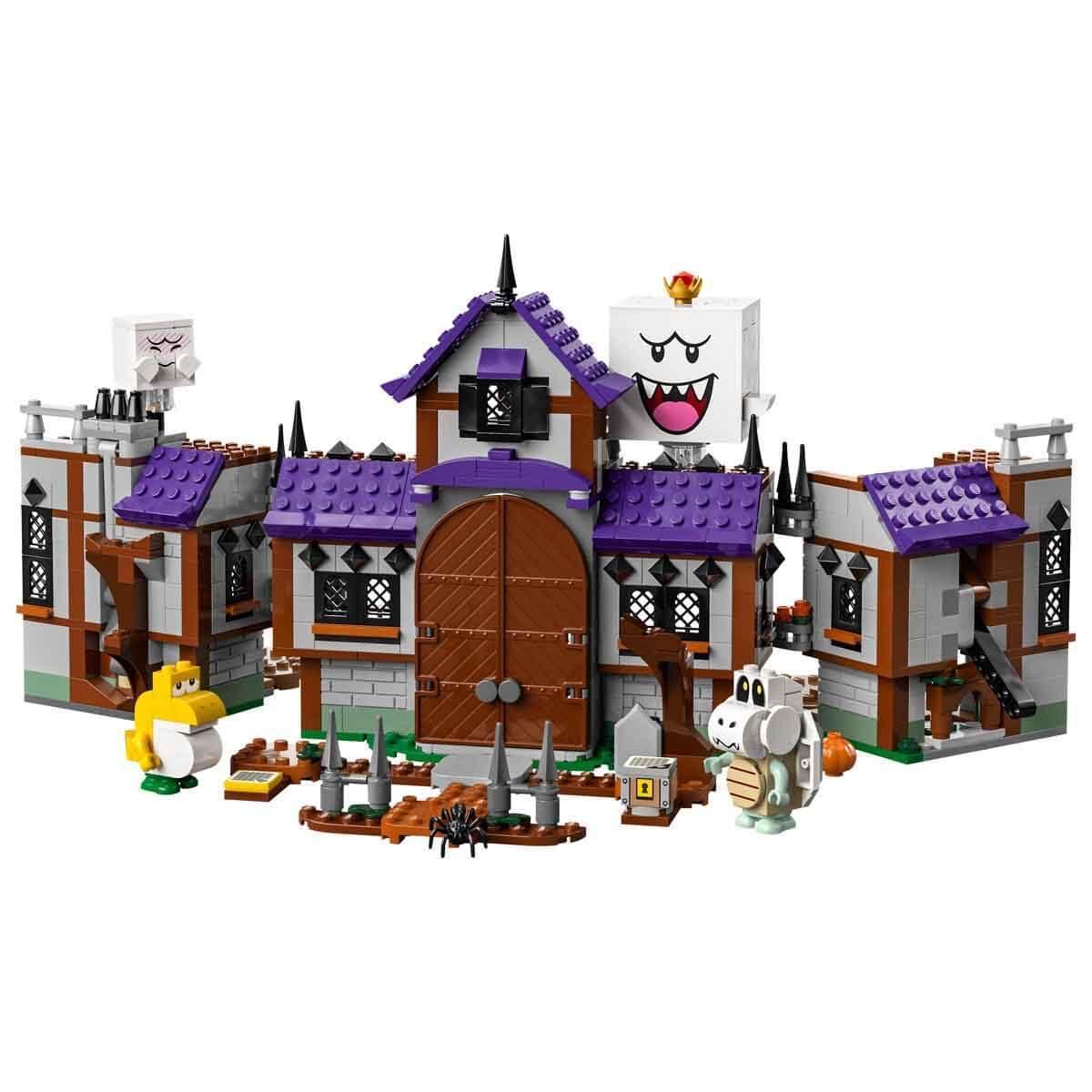 LEGO Super Mario 71436 Haunted King Boo's Villa  Ghostly Adventure House with Baby Yoshi &amp; Spooky Characters!
