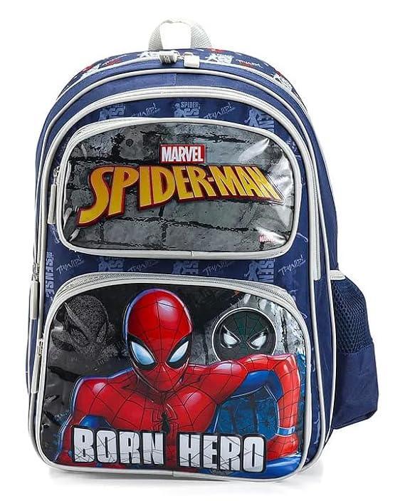 STRIDERS Spider-Man Ultimate Adventure 18-Inch School Backpack Stylish Marvel Design for Kids - Jaiman Toys
