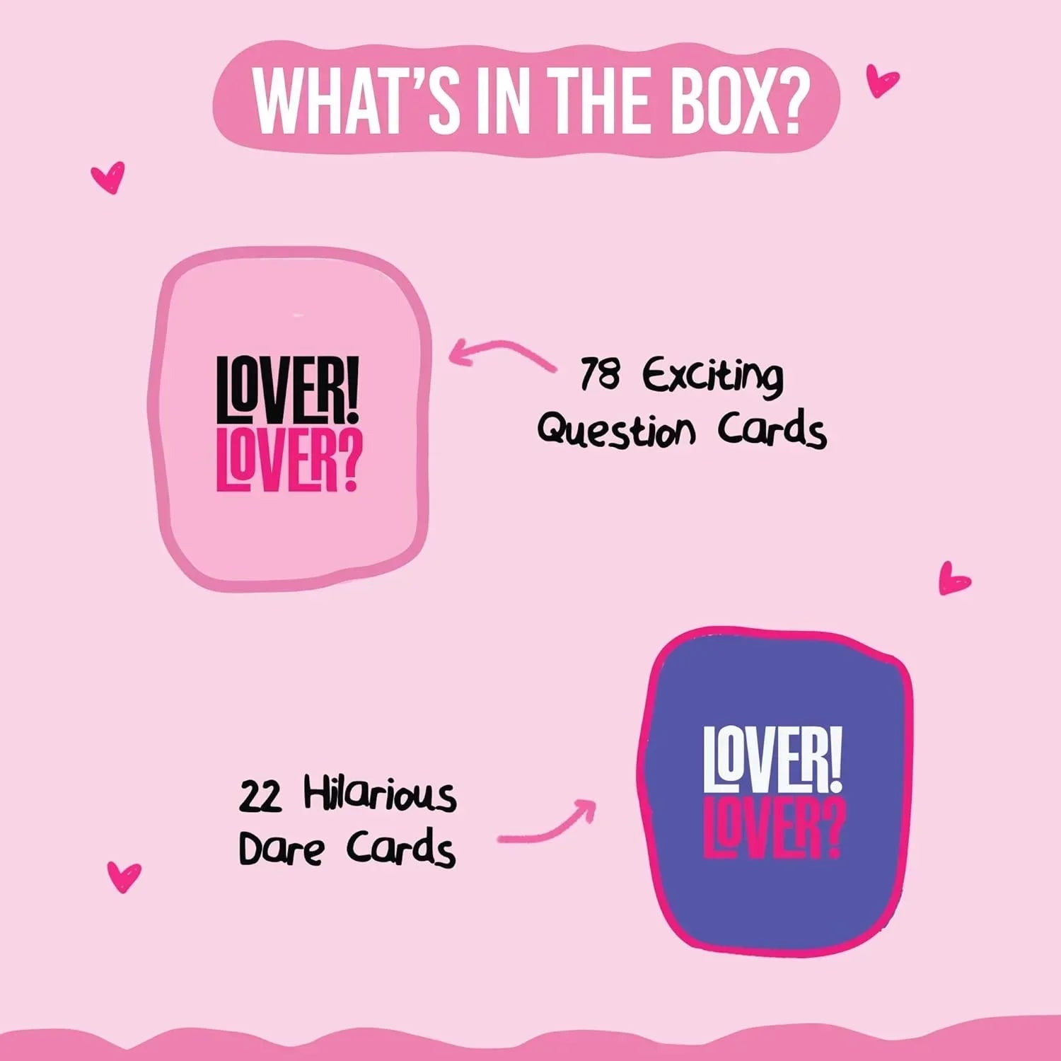 Lover Lover: The Ultimate Card Game for Couples | Goofy, Romantic Fun for Date Nights & Beyond! - Jaiman Toys