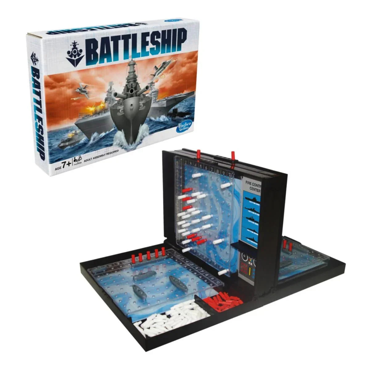 Hasbro Gaming Battleship Board Game, Classic Strategy Board Game for Kids and Adults, Board Game for Boys & Girls Ages 7 and Up, for 2 Players - Jaiman Toys