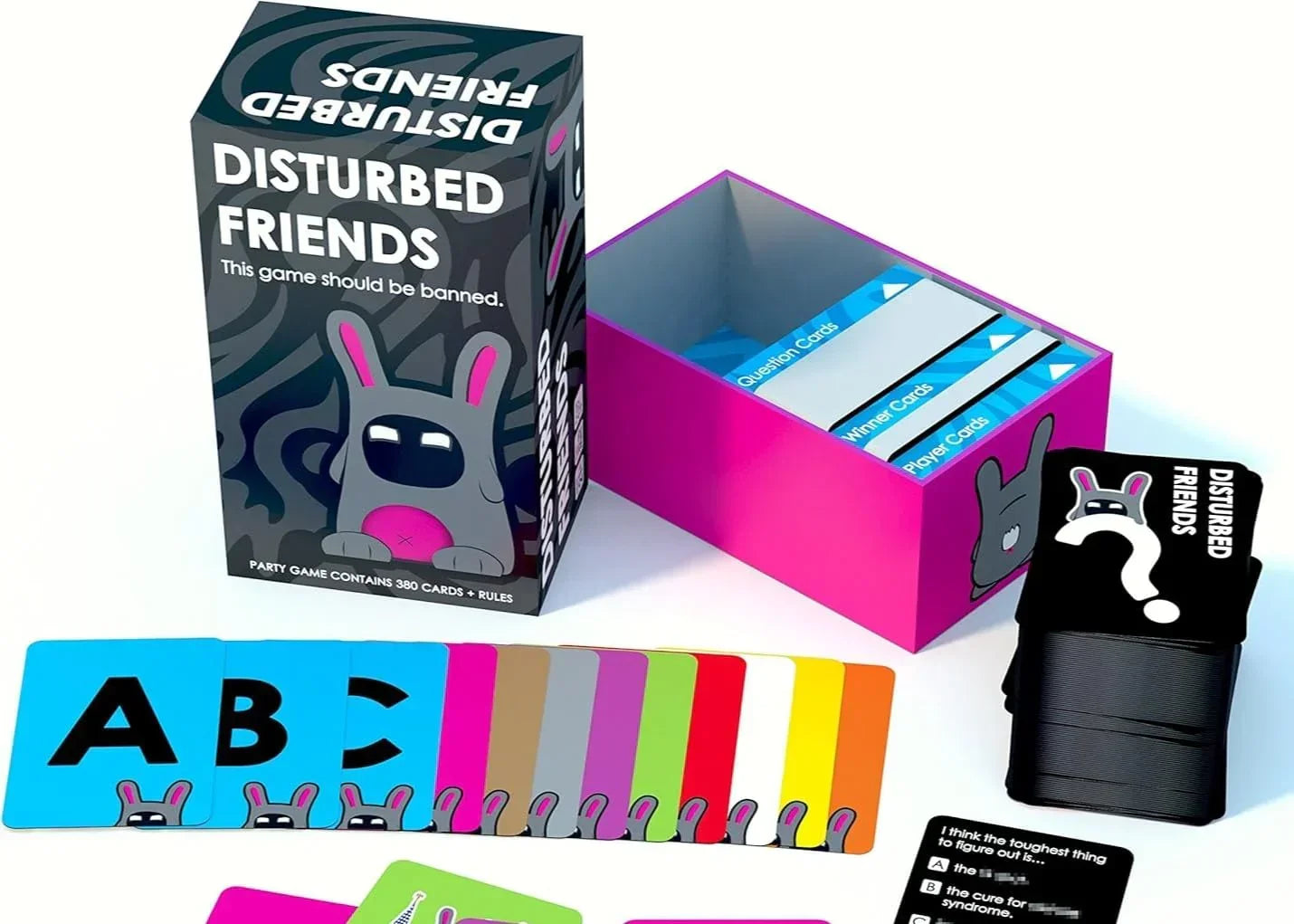 Disturbed Friends This Game Should Be Banned Card Game - Jaiman Toys