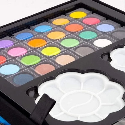 Kuromi Kids Art Kit 145+ Pieces | Aluminium Colouring Set with Crayons, Markers, Paints & Drawing Supplies