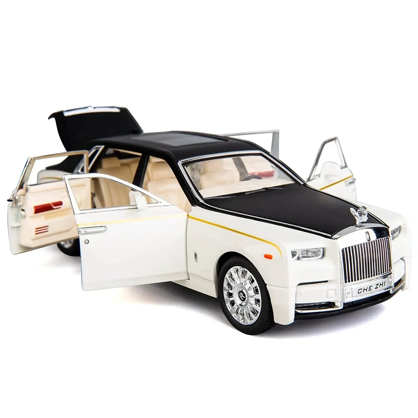 HQT 1:22 Scale Die-Cast Luxury Car Model with Light & Sound – Pull Back Action
