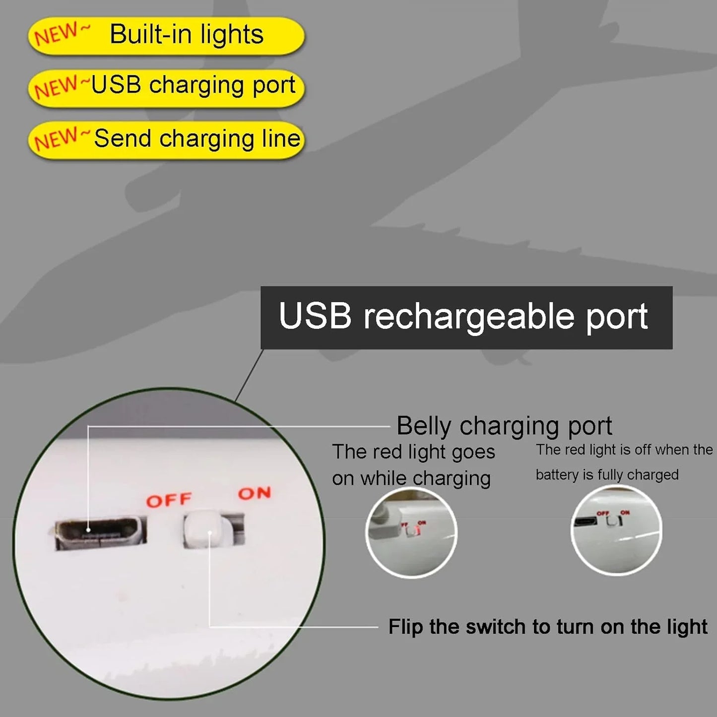 Etihad Airlines Airbus A380 LED Lit - Airplane 1/160 Plane Model Replica Toy Decor - 46 cm - Jaiman Toys