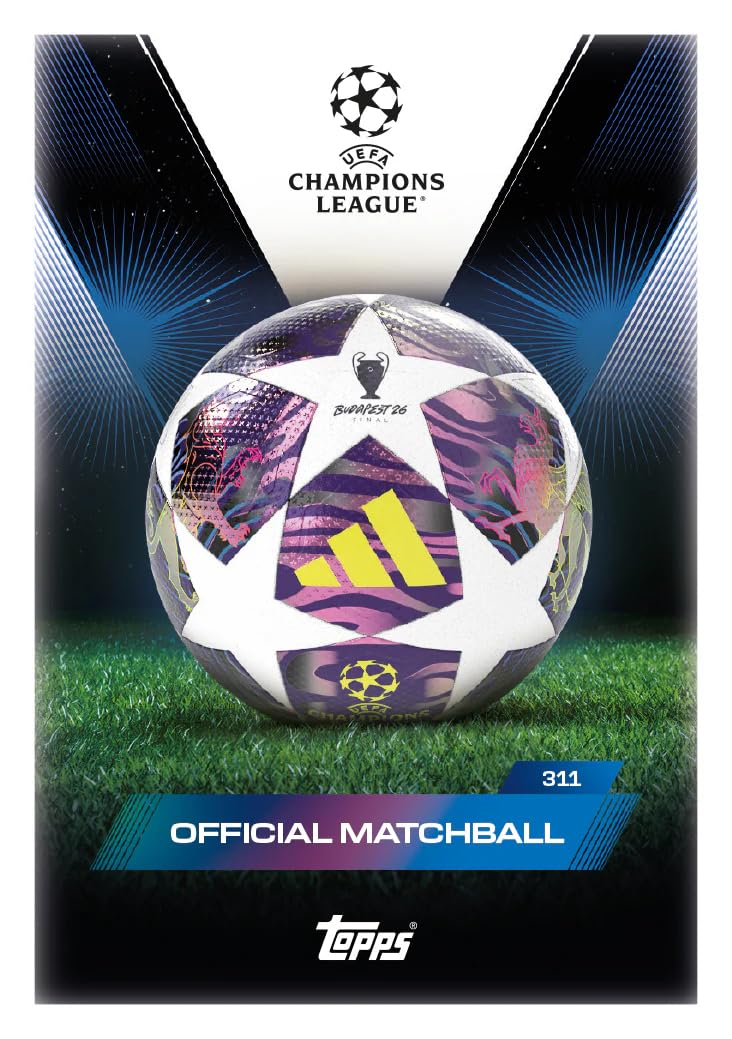 Topps Match Attax EXTRA Mega Tin #3 – UEFA Champions League 2025/26 Trading Card Box