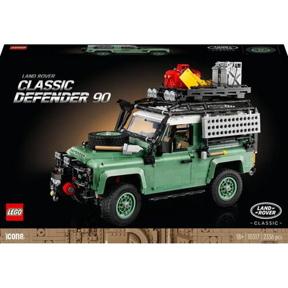 LEGO 10317 Icons Land Rover Classic Defender 90 Building Kit (2,336 Pieces)
