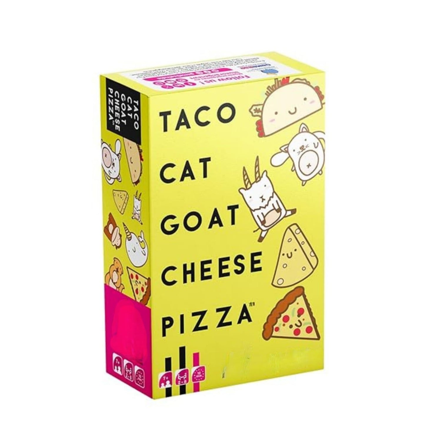 Taco Cat Goat Cheese Pizza A Hand slamming Fast Party Family Board Games for Kids and Adults, Ages 8+, 10-15 Minutes to Play, 2-8 Players