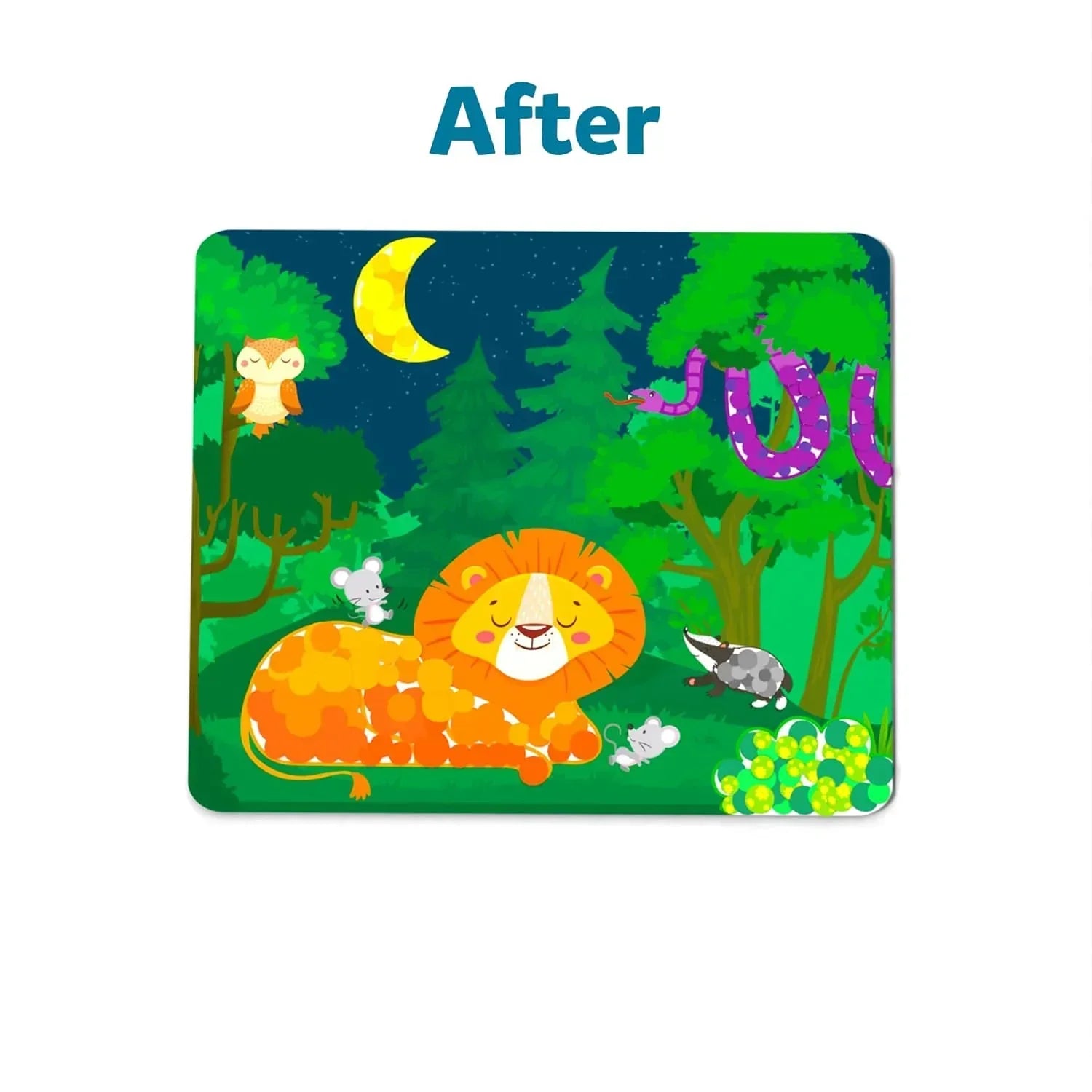 Skillmatics Art Activity - Dot It Animals, No Mess Sticker Art for Kids, Craft Kits, DIY Activity, Gifts for Boys & Girls Ages 3, 4, 5, 6, 7, Paper, Multicolor - Jaiman Toys