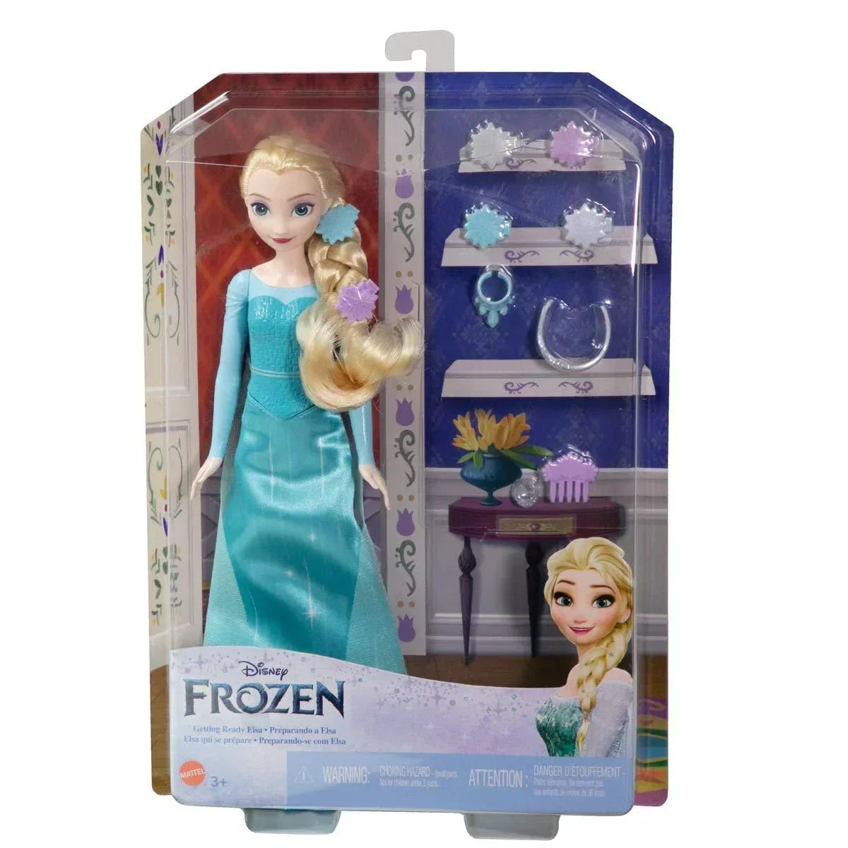Disney Frozen Elsa Fashion Doll with Signature Blue Dress and 9 Movie-Inspired Accessories!" - Jaiman Toys