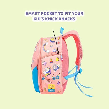 Rabitat Smash Unisex School Bag | Kids Backpack for Girls, Boys - 4 to 8 Years Age - Jaiman Toys