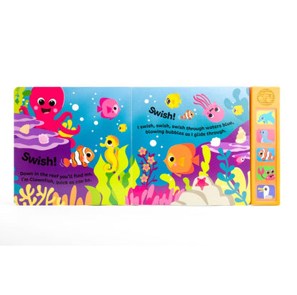 Bookoli Noisy Ocean Sound Book for Kids | Interactive Ocean Animal Sound Book with 5 Fun Sounds