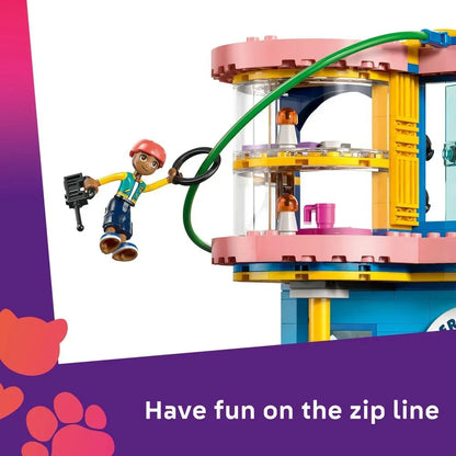 LEGO Friends 42689 Heartlake City Friends Club House Toy - Miniature Set incl. 5 Mini Dolls, 3 Pet Animal Figures incl. Toy Cat & Accessories - Birthday Gift for 8+ Year Old Girls