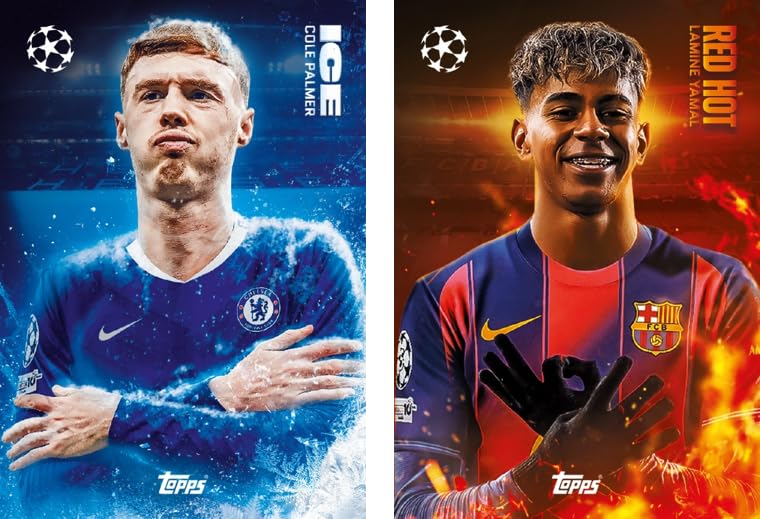 Topps UEFA Champions League Match Attax 2025-26 Trading and Collectible Card Game (Booster Pack Worldies - International Icons)
